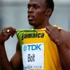 Usain Bolt v rozbězích na MS v Berlíně