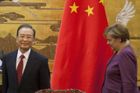 Merkelová přesvědčovala Čínu, aby investovala do EU
