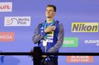 "Rusové všechno zničili." Plavec věnoval medaili Ukrajině, s otcem mluvit nemůže