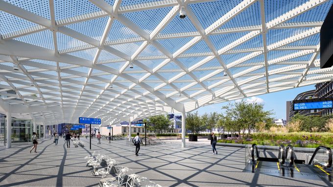 Začala přestavba Masarykova nádraží. Vznikne nový vestibul i park pro cestující