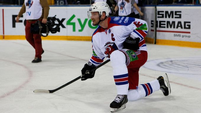 Prohlédněte si fotografie z rozhodujícího sedmého finále KHL, v němž Metallurg Magnitogorsk porazil Lva Praha 7:4 a získal Gagarinův pohár.
