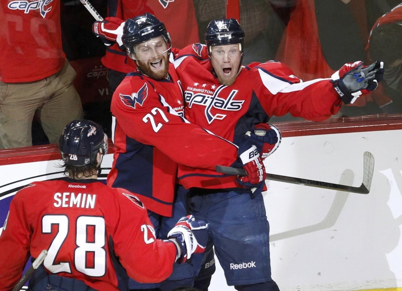 Stanley Cup: Washington - NY Rangers (Jason Chimera, Alexander Sjomin, Karl Alzner)