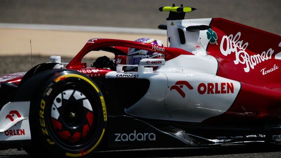 Testy F1 v Sáchiru 2022: Čou Kuan-jü, Alfa Romeo