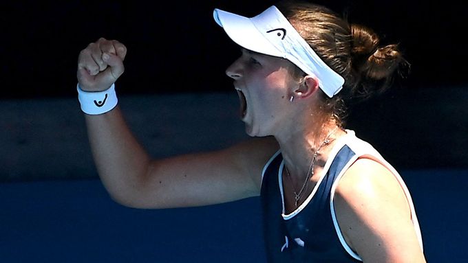 Radost Barbory Krejčíkové v osmifinále Australian Open.