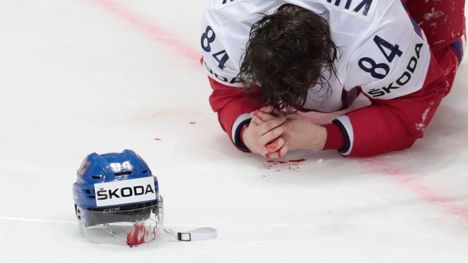 Podívejte se na fotografie ze sobotního dramatu na MS v Moskvě, v němž čeští hokejisté zdolali Lotyše 4:3 až po nájezdech.