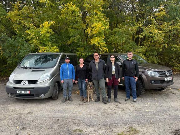 Moji pomocníci při cestě na Ukrajinu.