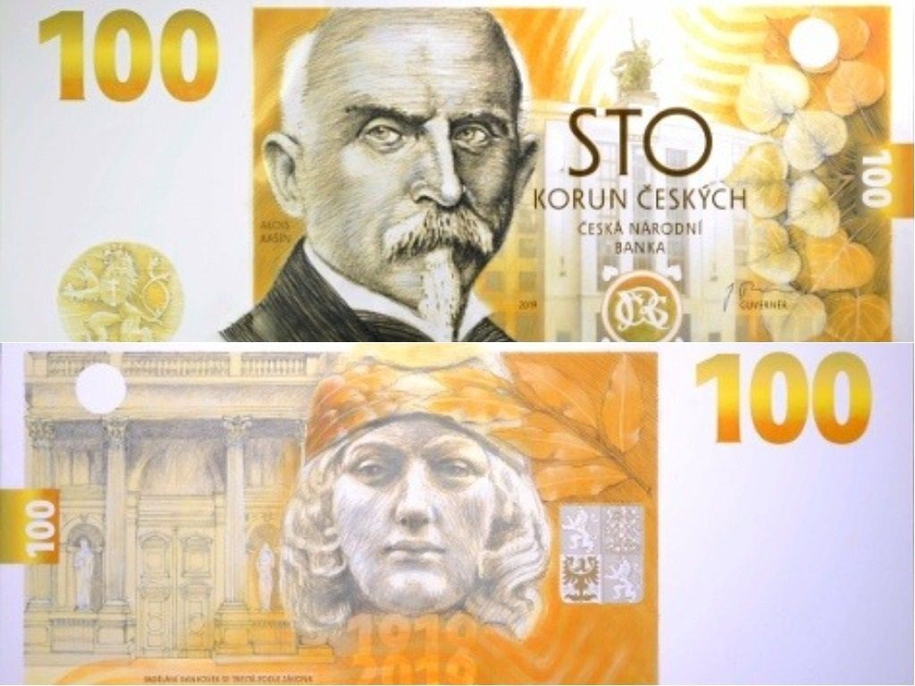 Pamětní bankovka 100 Kč s Aloisem Rašínem