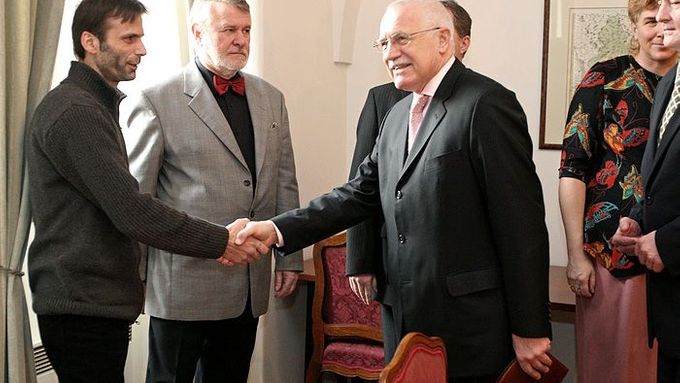 Martin Mejstřík a Václav Klaus.
