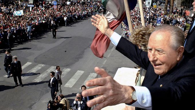 Někdejší italský prezident Ciampi.
