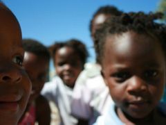 Děti v jednom z townshipů u Kapského Města