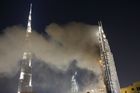 Hasiči už mají pod kontrolou požár luxusního hotelu v Dubaji. Příčinu neznají
