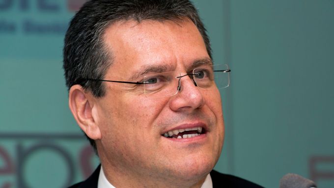 Místopředseda Evropské komise odpovědný za energetickou unii Maroš Šefčovič.