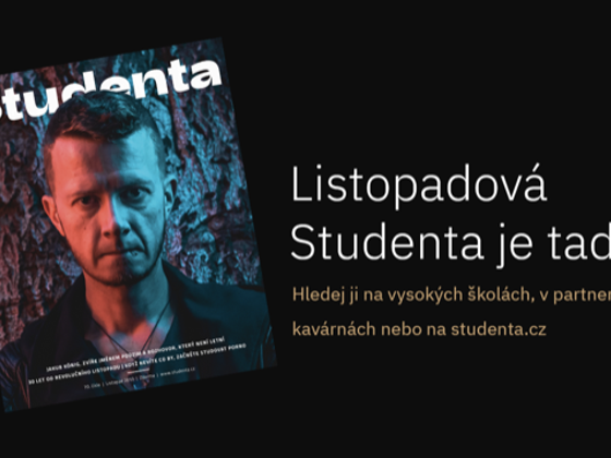 Listopadové číslo časopisu Studenta Studenta listopad