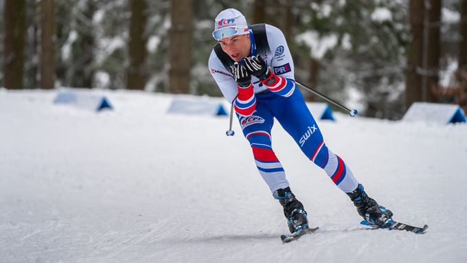 Český běžec na lyžích Michal Novák.
