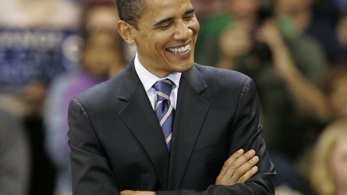 Barack Obama na setkání s příznivci v Pittsburgu
