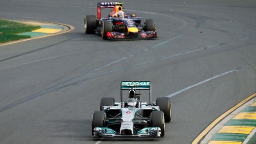 F1, VC Austrálie 2014: Nico Rosberg, Mercedes a Daniel Ricciardo, Red Bull