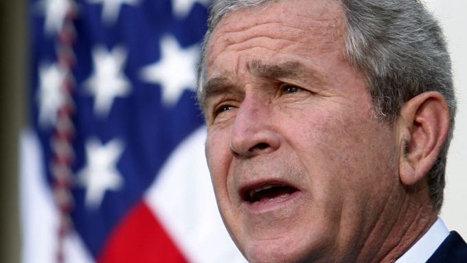 George Bush kritizoval Rusko za invazi do Gruzie
