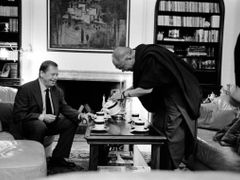 Dalajlama s Václavem Havlem roku 2002.