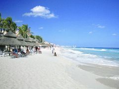 pláž v Cancúnu