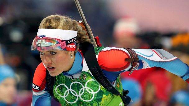 Soči 2014, biatlon štafeta Ž: Gabriela Soukalová