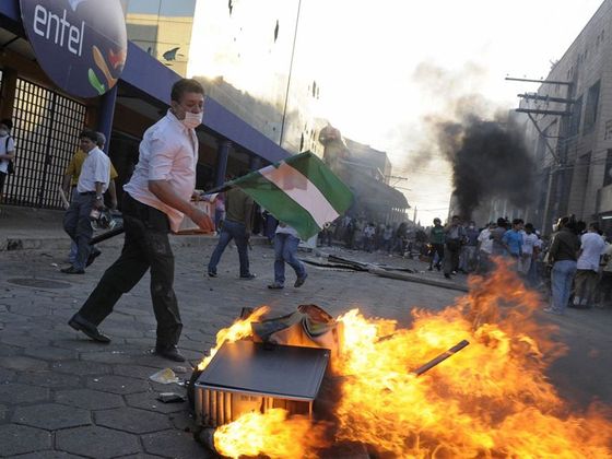Infobox Protesty v Bolívii