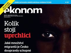 Obálka týdeníku Ekonom