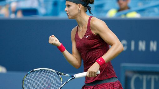 Lucie Šafářová na turnaji v Cincinnati 2014