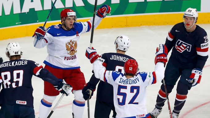 Radost ruských hokejistů.