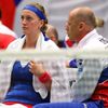 Fed Cup, ČR-Francie: Petra Kvitová a Petr Pála