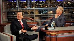 Stephen Colbert u Davida Lettermana. Podívejte se na interview z letošního dubna.