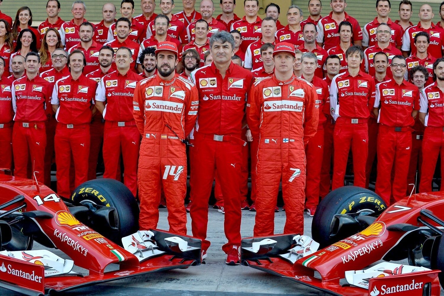 F1, VC Abú Zabí 2014: Fernando Alonso a Kimi Räikkönen a Marco Mattiacci