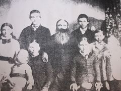 The only existing photograph of Paul Straka (in the middle with beard).