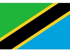 Vlajka Tanzánie.