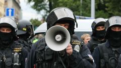 Demonstrace proti imigrantům v Brně