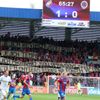Fotbaloví fanoušci Plzně v utkání se Spartou Praha v utkání sedmého kola Gambrinus ligy 2012/13.