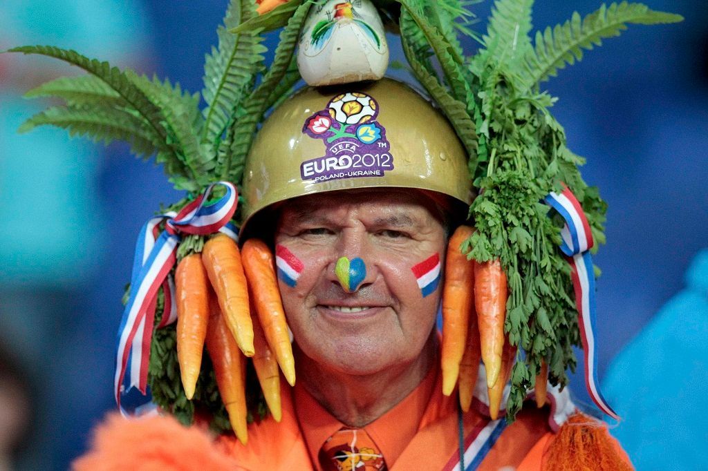 Fanoušek na fotbalovém Euru 2012