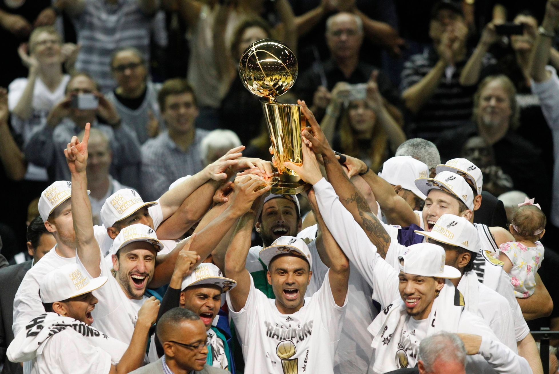 Nejlepší foky roku 2014: San Antonio slaví titul NBA