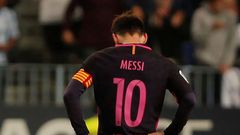 Smutný Lionel Messi