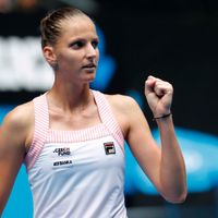 Karolína Plíšková Karolína Plíšková ve druhém kole Australian Open