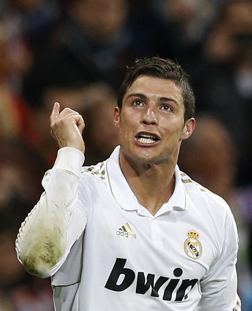 Ronaldo slaví gól do sítě Gijónu