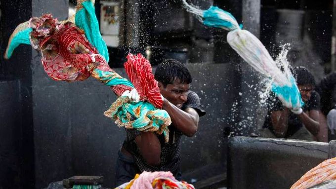 Praní prádla v Indii - sen každé ženy.