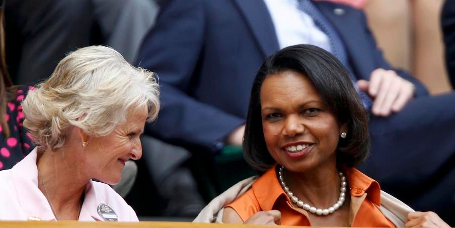 Wimbledon, Šarapovová - Kvitová: Condoleezza Riceová