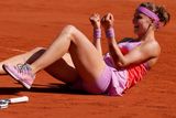 Pro Šáfářovou je prostě letošní Roland Garros životní turnaj, a tak si umí každý úspěšný zápas vychutnat.