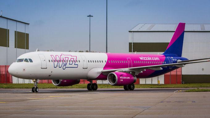 Letadlo společnosti Wizz Air