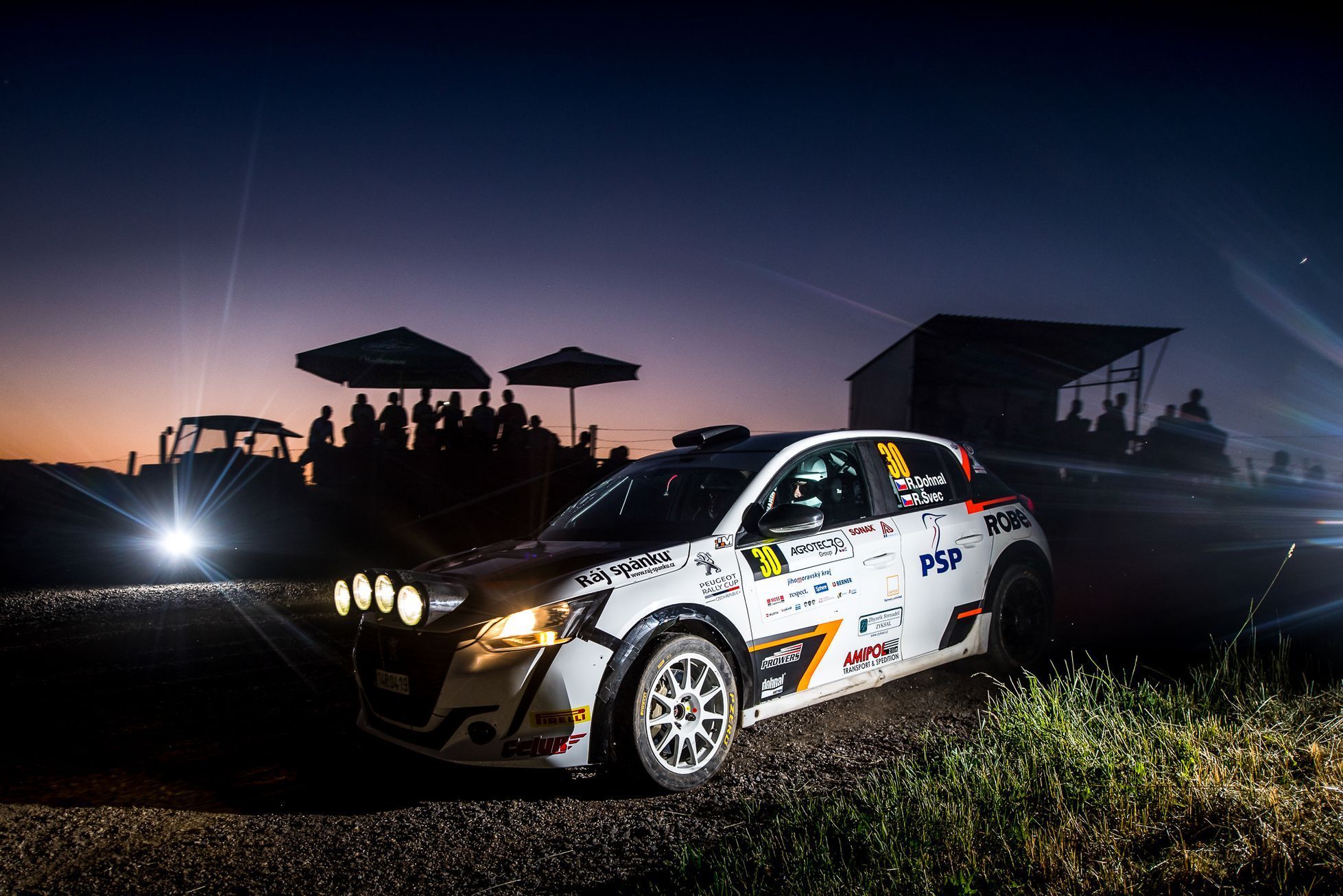 René Dohnal, Peugeot 208 Rally4 na trati Rallye Hustopeče 2021
