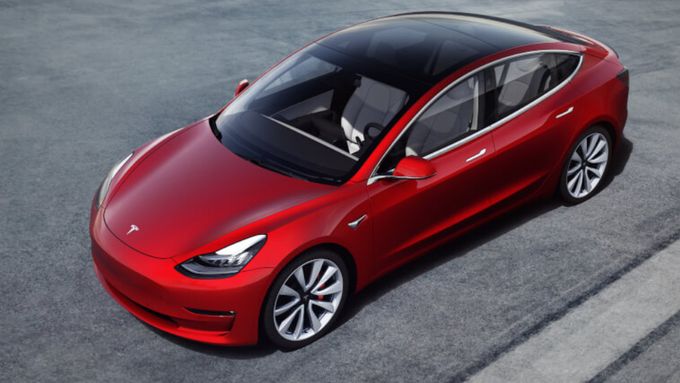 Tesla Model 3, ilustrační snímek.