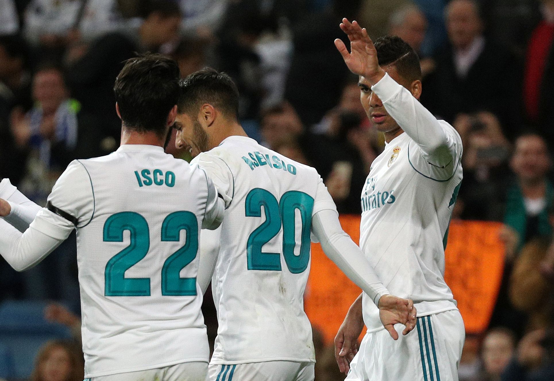 Casemiro slaví branku Realu Madrid