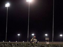 V Kataru Lukáš Pešek svou premiéru v kubatuře do 250 ccm nedokončil.