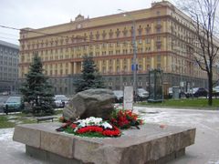 Budov bývalé sovětské KGB (dnes ruské FSB) na Lubjanském náměstí v Moskvě.