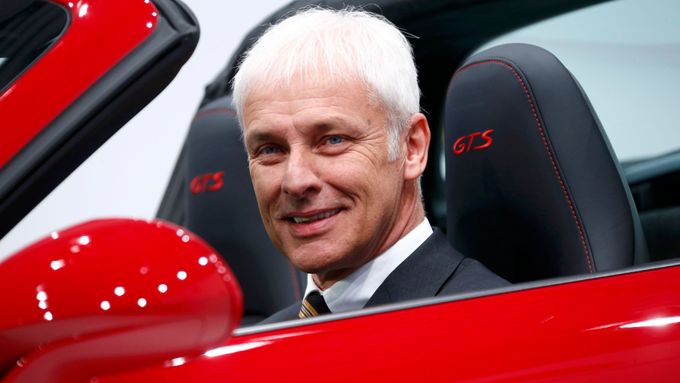 Matthias Müller, dosavadní ředitel automobilky Porsche.